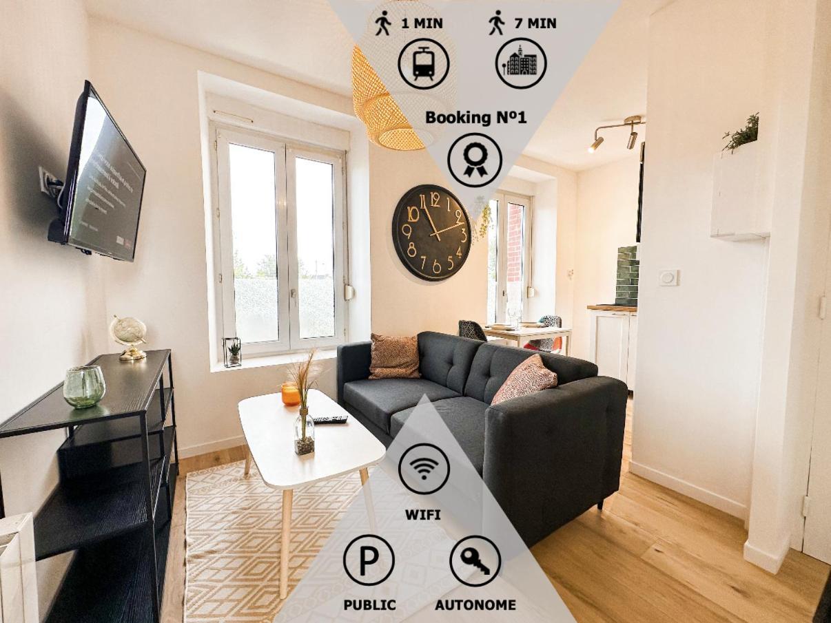 New: Agreable & Lumineux *Gare* Apartment Guingamp Bagian luar foto